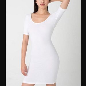 White American apparel bodycon dress